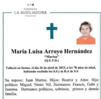   MARIA LUISA ARROYO HERNÁNDEZ 